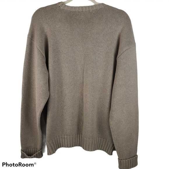 SOLD EBAY Polo by Ralph Lauren Brown Sweater XL - Picture 3 of 5